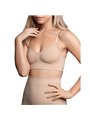 Bye-Bra - Medium Control Bra SeaMLess Beige Size XL