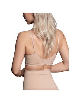Bye-Bra - Medium Control Bra SeaMLess Beige Size XL