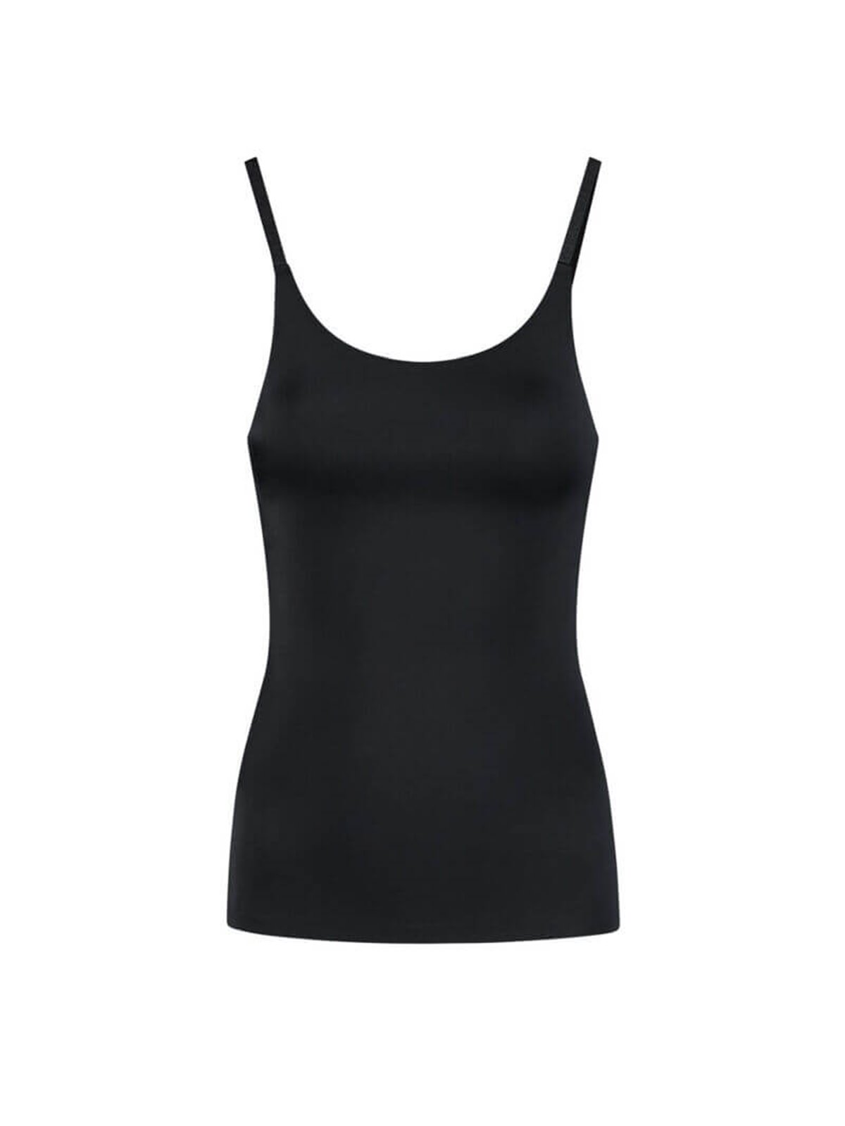 Bye-Bra Invisibile Singlet Light - Canotta Invisibile in Microfibra - Taglia L Nero
