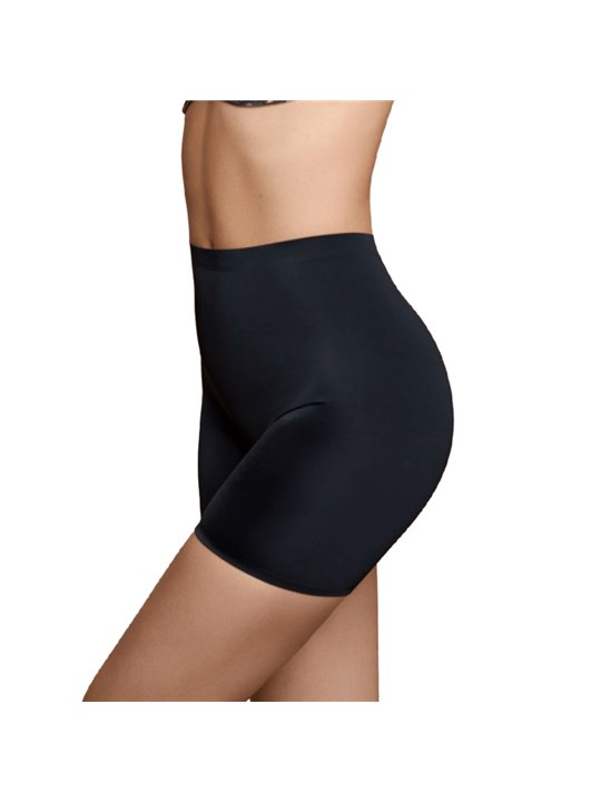 Bye-Bra Invisibile Short Light - Pantaloncini Invisibili in Microfibra - Taglia M Nero