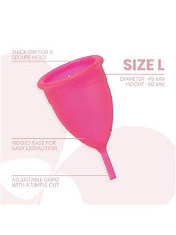 Intimichic - Menstrual Cup Medical GRade Silicone Size L