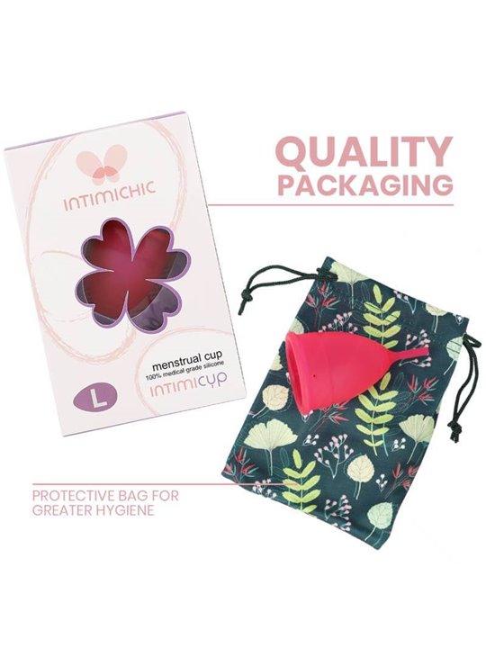 Intimichic - Menstrual Cup Medical GRade Silicone Size L