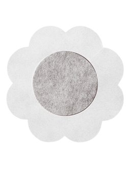 Bye-Bra Flower - Pack 3 Paia Copricapezzoli a Forma di Fiore - Taglia XL Beige