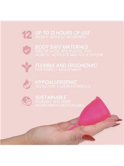 Intimichic - Menstrual Cup Medical GRade Silicone Size L