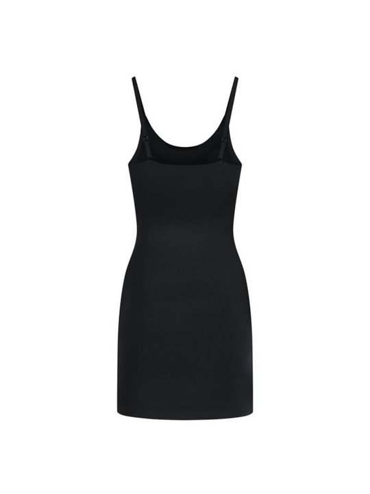 Bye-Bra Invisibile Single Dress - Sottoveste Invisibile in Microfibra - Taglia XXL Nero