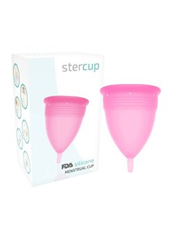 Stercup Menstrual Cup Size L Pink Color Fda Silicone