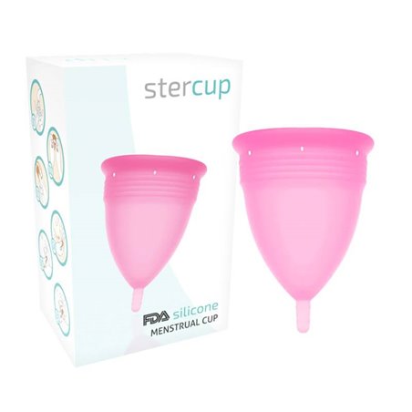Stercup Menstrual Cup Size L Pink Color Fda Silicone