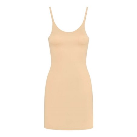 Bye-Bra Invisibile Single Dress - Sottoveste Invisibile in Microfibra - Taglia XXL Beige