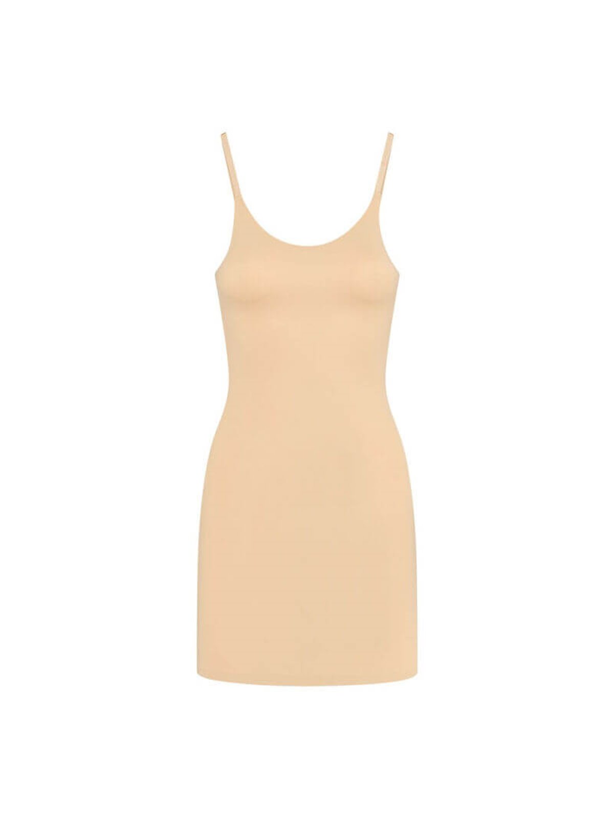 Bye-Bra Invisibile Single Dress - Sottoveste Invisibile in Microfibra - Taglia XXL Beige