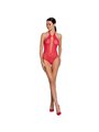 Passion Woman Bs088 Red Bodystocking One Size