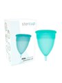 Stercup Menstrual Cup Size L Aquamarine Color Fda Silicone