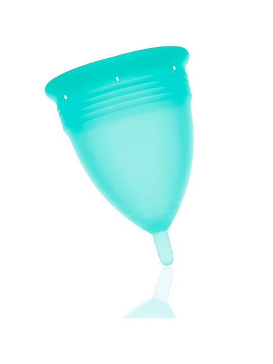 Stercup Menstrual Cup Size L Aquamarine Color Fda Silicone