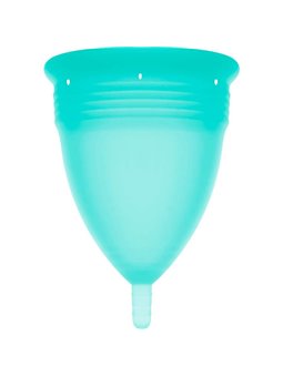 Stercup Menstrual Cup Size L Aquamarine Color Fda Silicone