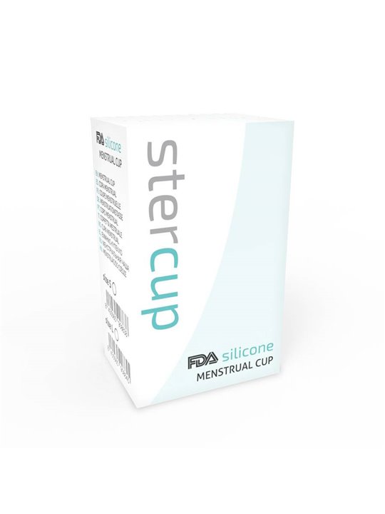 Stercup Menstrual Cup Size L Aquamarine Color Fda Silicone