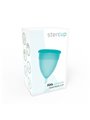 Stercup Menstrual Cup Size L Aquamarine Color Fda Silicone