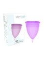 Stercup Menstrual Cup Size L Purple Color Fda Silicone