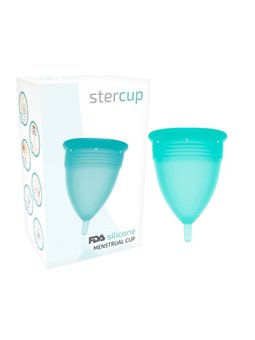 Stercup Menstrual Cup Size S Aquamarina Color Fda Silicone