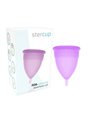 Stercup Menstrual Cup Size S Purple Color Fda Silicone