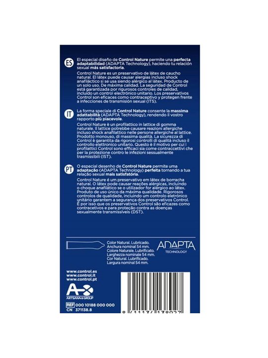 Control Adapta Nature Condoms 6 Units