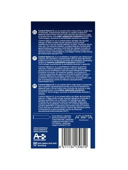 Control - Preservativi Adapta Nature XL 12 Unità