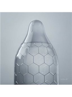 Lelo Hex Original - Natural Latex Condoms Pack of 12