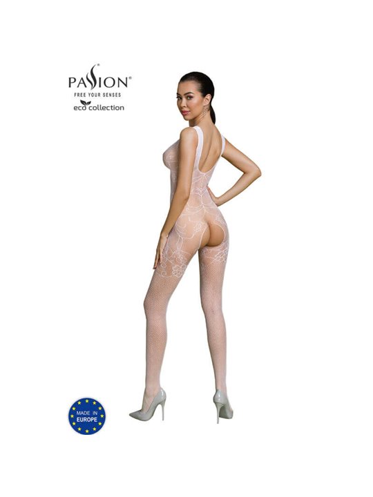 Passion - Eco Collection Bodystocking Eco Bs012 White