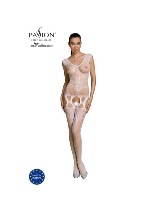 Passion - Eco Collection Bodystocking Eco Bs014 White