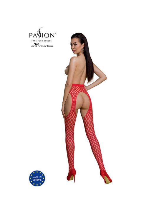 Passion - Eco Collection Bodystocking Eco S003 Red