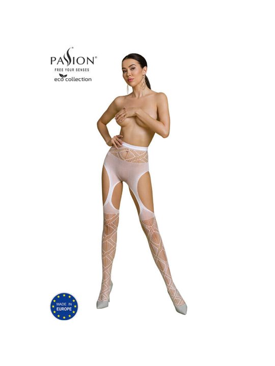 Passion - Eco Collection Bodystocking Eco S005 White