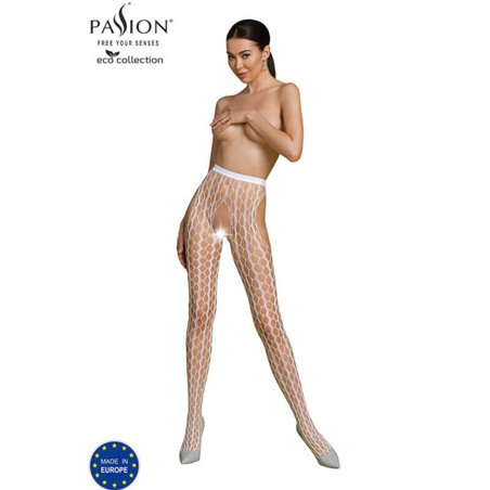 Passion - Eco Collection Bodystocking Eco S007 White