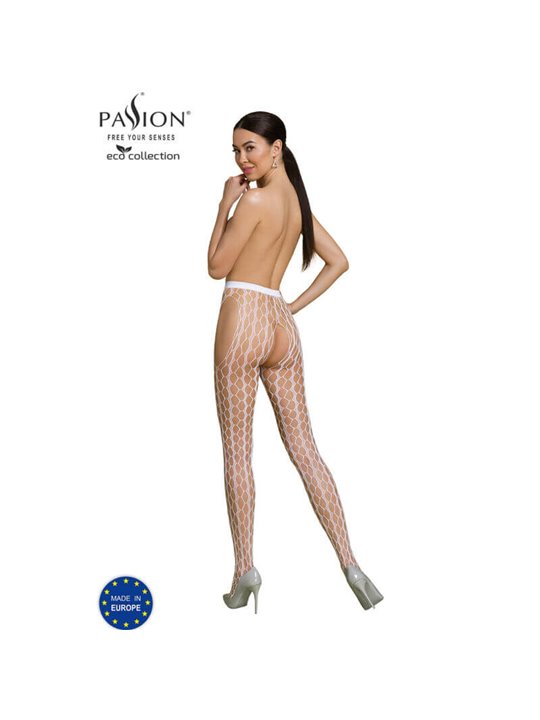 Passion - Eco Collection Bodystocking Eco S007 White