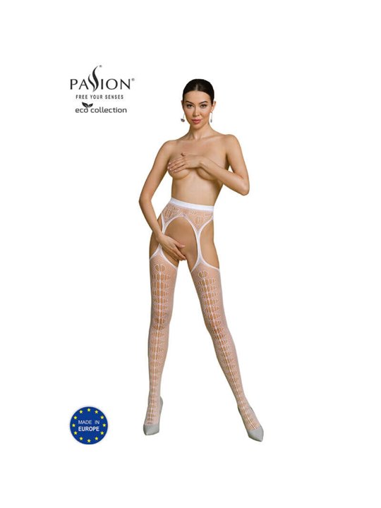 Passion - Eco Collection Bodystocking Eco S008 White