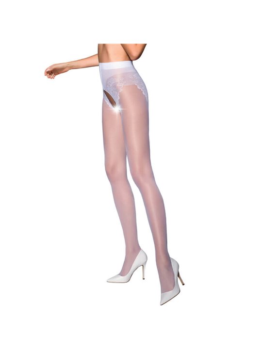Passion - Tiopen 006 Stocking White 1/2 (30 Den)