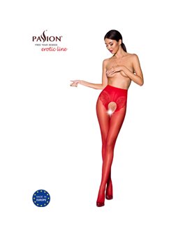 Passion - Tiopen 006 Red Tights 3/4 30 Den