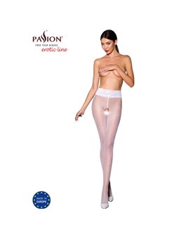 Passion - Tiopen 008 White Tights 3/4 30 Den