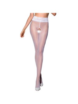 Passion - Tiopen 008 White Tights 3/4 30 Den