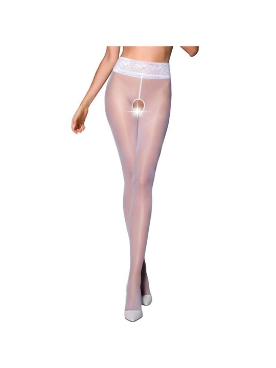 Passion - Tiopen 008 White Tights 3/4 30 Den