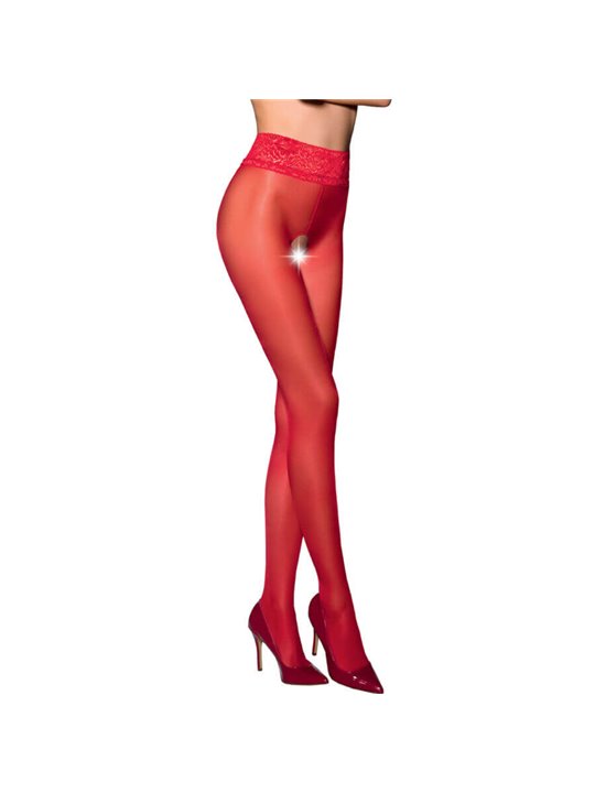 Passion - Tiopen 008 Red Tights 1/2 30 Den