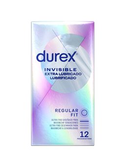 Durex - Invisible Extra Lubricated 12 Units