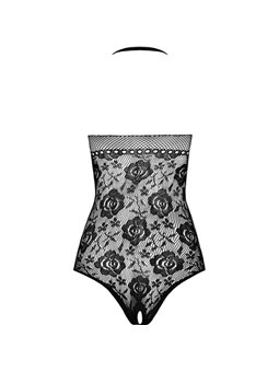 Passion - Bs094 Black Bodystocking One Size