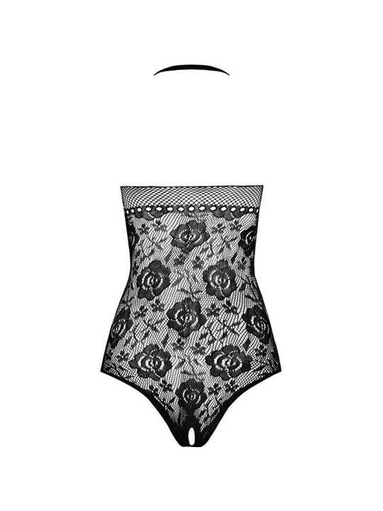 Passion - Bs094 Black Bodystocking One Size