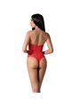 Passion - Bs094 Red Bodystocking One Size