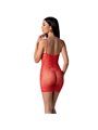 Passion - Bs096 Red Bodystocking One Size