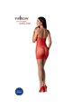 Passion - Bs096 Red Bodystocking One Size