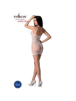 Passion - Bs096 White Bodystocking One Size