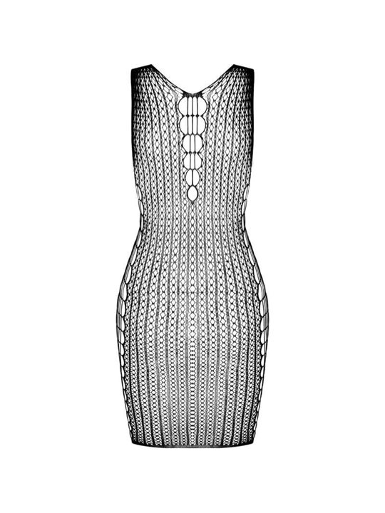 Passion - Bs097 Black Bodystocking One Size