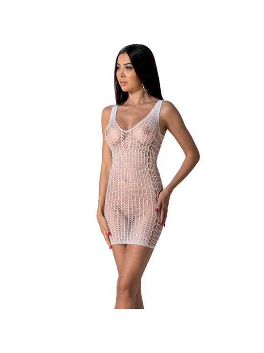 Passion - Bs097 White Bodystocking One Size