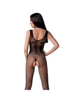 Passion - Bs098 Black Bodystocking One Size