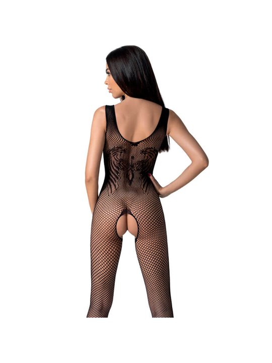 Passion - Bs098 Black Bodystocking One Size