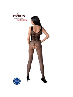 Passion - Bs098 Black Bodystocking One Size